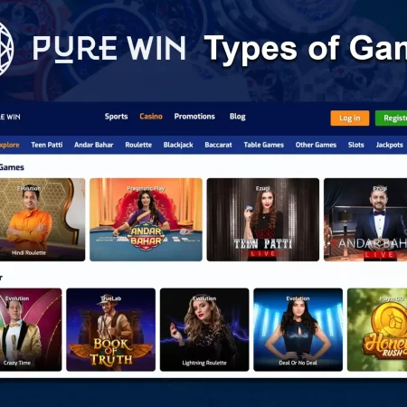 PUREWIN CASINO 🚀 भारतीय दर्शकों के लिए चुनिंदा खेल उपलब्ध